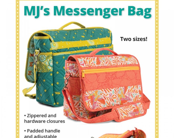 MJ's MESSENGER *Bag Pattern* By: Annie.com PBA261