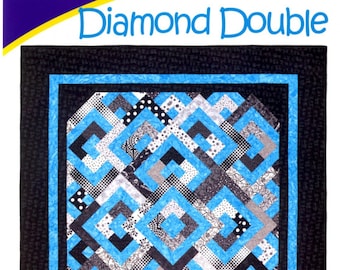 Diamond Double *Strip Club Quilt Pattern* By: Daniela Stout - Cozy Quilt Designs