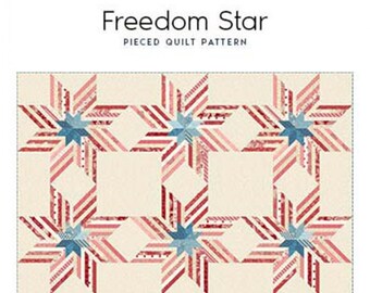 Freedom Star *Quilt Pattern* BY: Laundry Basket Quilts  LBQ-1329-P