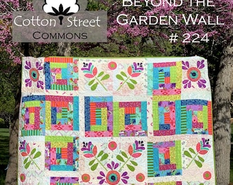 Beyond the Garden Wall *Pieced & Applique Quilt Pattern* By: Marcea Owens - Cotton Street Commons #224