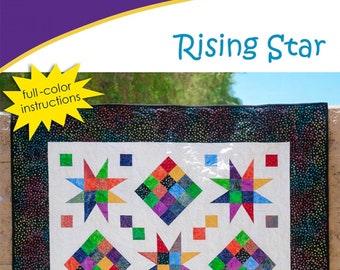 Rising Star *Strip Club Quilt Pattern*  By: Daniela Stout - Cozy Quilt Design SRR-RS2 Revised