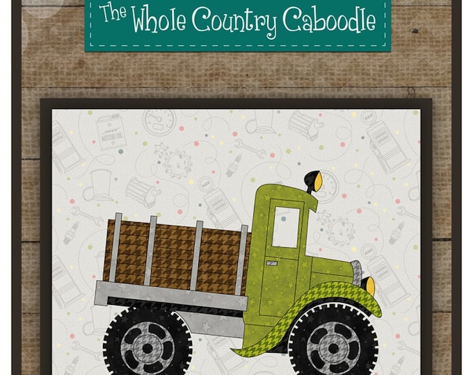 Monster Truck *Pre-Cut Fusible Applique Pieces* By: The Whole Country Caboodle Pre-MonTr