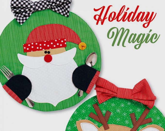 Holiday Magic Placemats & Napkins *Sewing Pattern* From: Cotton Ginnys