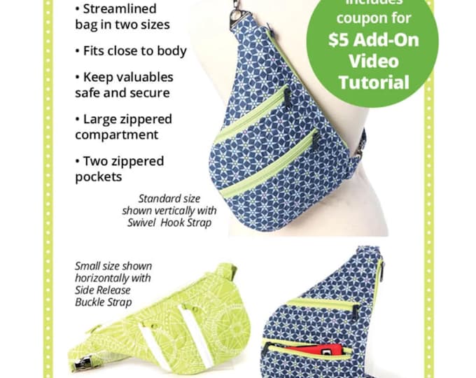 Side Hustle Crossbody Sling Bag *Bag Pattern* By Annie.com PBA309