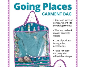 Going Places Garment Bag sewing pattern from By Annie Patterns