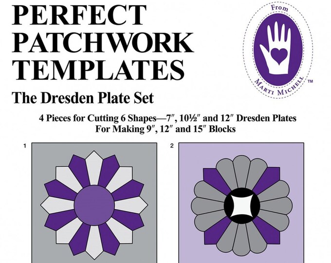Dresden Plate 4 Piece Set Perfect Patchwork Acrylic Templates From