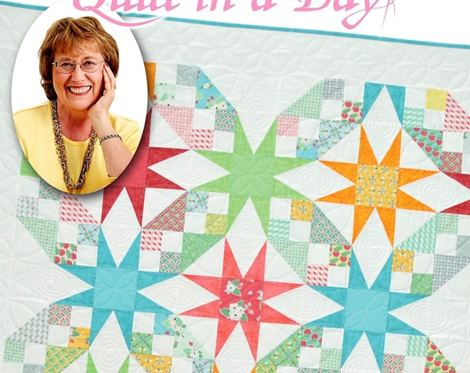 Roundabout Stars *Quilt Pattern* By: Eleanor Burns by Quilt In A Day