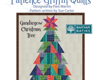 Gandiegow Christmas Tree *Pieced Quilt Pattern & Template* By: Pam Martin, Sue Carter - Patience Griffin
