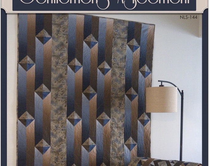 Gentlemen's Agreement *A Masculine Quilt Pattern*    From: New Leaf Stitches