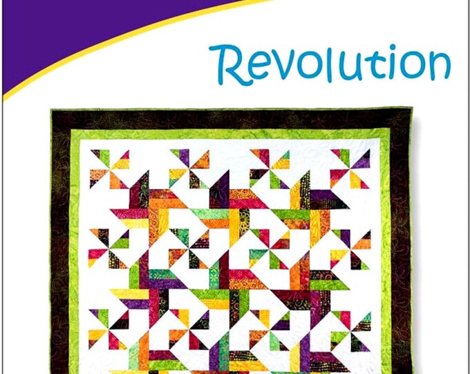 Revolution *Strip Club Quilt Pattern* By: Daniela Stout - Cozy Quilt Designs CQD01175