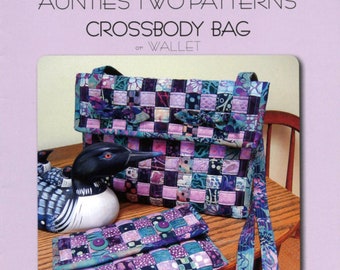 Crossbody Bag & Wallet *Pattern* by: Aunties Two Patterns