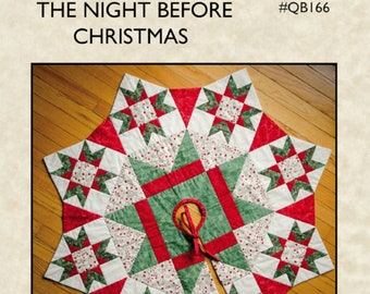 The Night Before Christmas *Tree Skirt Pattern* From: The Quilt Branch #QB166