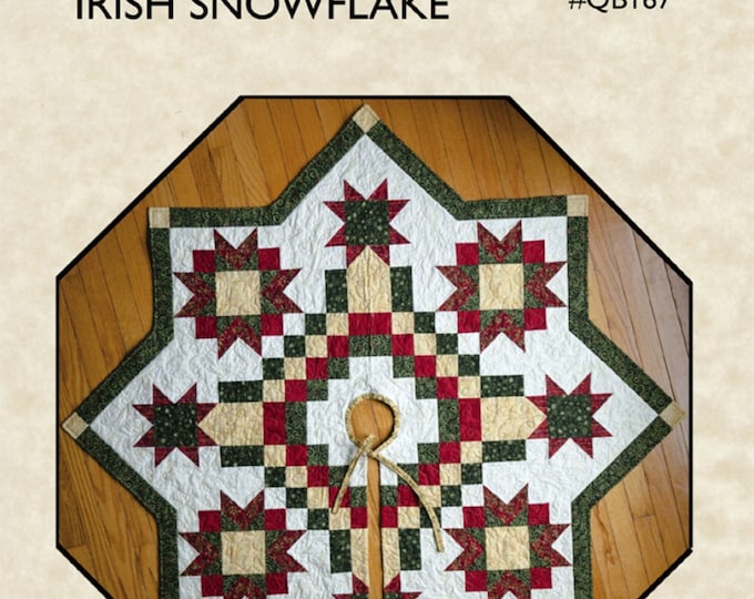 Irish Snowflake *Tree Skirt Sewing Pattern* From: The Quilt Branch #QB167