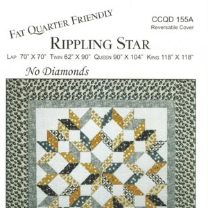 Rippling Star  *Quilt Pattern* From: Debbie Maddy for Calico Carriage Quilt Designs CCQD155