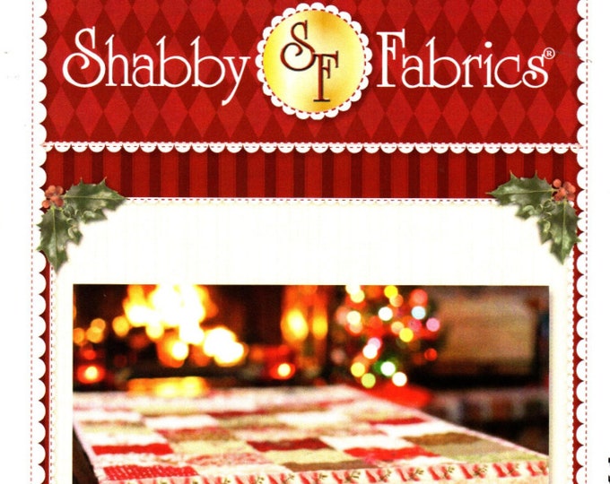 Holly & Berries Table Runner *Sewing Pattern - Charm Friendly* From:  Shabby Fabrics SF48503