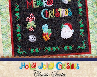 Holly Jolly Christmas *Sewing Version Quilt Pattern*  By: Lunch Box Quilts  CQP-HJ-1