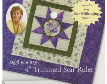4" Trimmed Star *Acrylic* By: Eleanor Burns - Quilt in a Day *2033QD