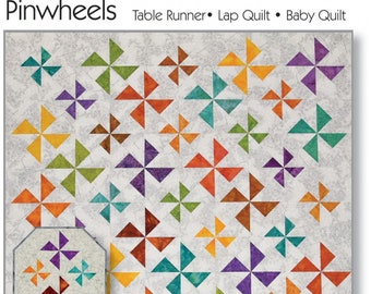 Newfangled Pinwheels *Quilt Pattern*By:  Nicole Chambers Kaya For Tiger Lily Press
