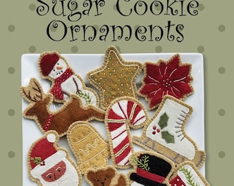 Sugar Cookie Ornaments *Pattern* By: Bonnie Sullivan - All Through the Night #1822