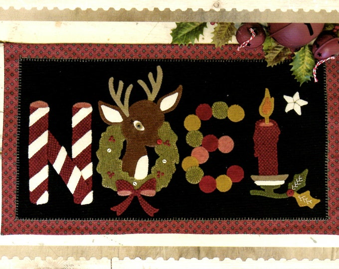 Ruddy's Noel * Wall Quilt Pattern*  - By: Stacy West of Buttermilk Basin