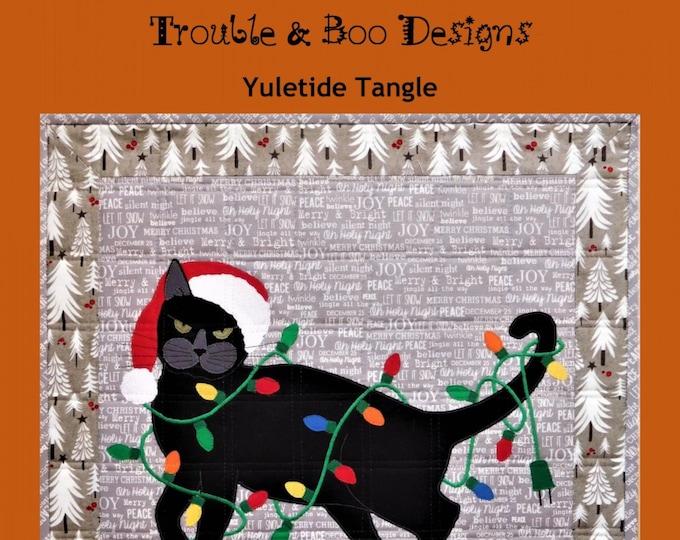 Yuletide Tangle *Wall Hanging Pattern* - By: Trouble & Boo Designs TB2999