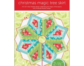 Christmas Magic  *A Jelly Roll Friendly Tree Skirt Pattern*  By: Amanda Murphy   AMD082