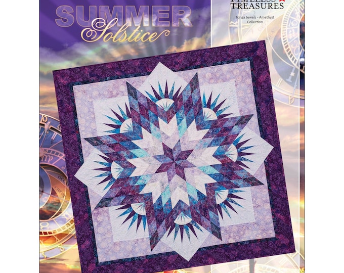 Summer Solstice 2023 *Foundation Paper Piecing Pattern UPDATED* By: Judy Niemeyer - Quiltworx