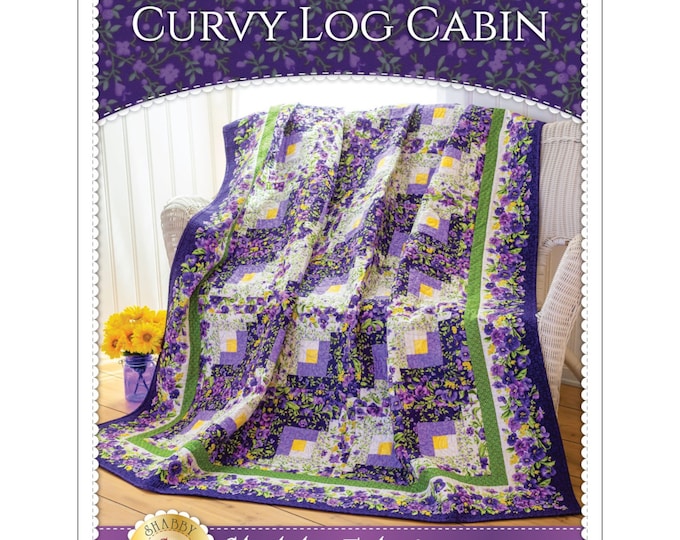 Curvy Log Cabin *Quilt Pattern* By: Shabby Fabrics SF49907