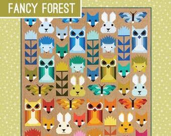 Fancy Forest *Sampler Quilt Pattern* By: Elizabeth Hartman