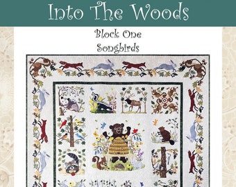 Into The Woods *Quilt Pattern - Complete Set* By: Pearl P Pereira - P3 Designs P3-2600