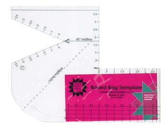 Boxed Bag Template and Sewing Machine Cover Pattern By: Carolina Moore Patterns CM22BBT