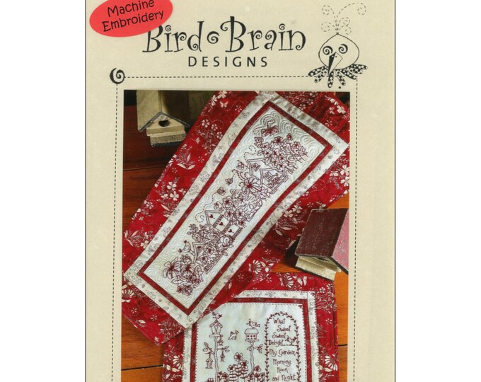 Bird House Garden *Machine Embroidery CD*  By: Bird Brain Designs 874-ME