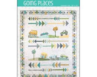 Going Places *Applique Quilt Pattern* By: Whimsicals by Terri  (WH185)
