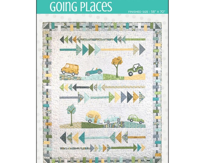 Going Places *Applique Quilt Pattern* By: Whimsicals by Terri  (WH185)