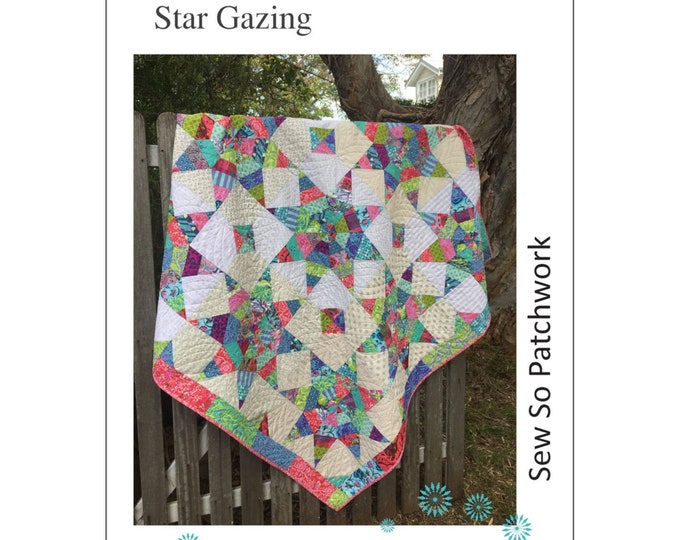 Star Gazing *Quilt and Pillow Pattern* By: Lynne Wilson Designs LWD216