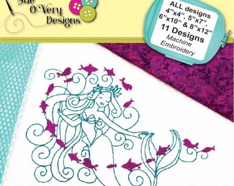 Sewing Tote Serge-Broidery project on multi-format CD by Sue O/'Very Designs