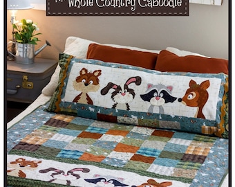Woodland Flannel Friends *Quilt Pattern*   By: The Whole Country Caboodle #417