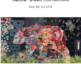 Rosie Bear *Quilt Pattern* by: Laura Heine of Fiberworks Inc