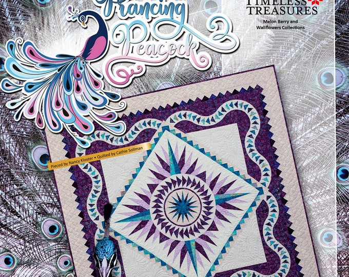Prancing Peacock *Foundation Paper Piecing Quilt Pattern* By: Judy Niemeyer - Quiltworx