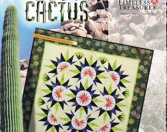 ARIZONA CACTUS *Foundation Paper Piecing Quilting Pattern* By: Judy Niemeyer - Timeless Treasures jnq100p
