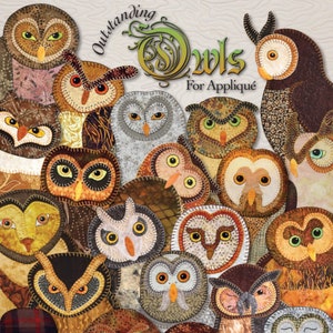 Outstanding Owls for Applique *Quilt & Project Book* By: Darcy Ashton