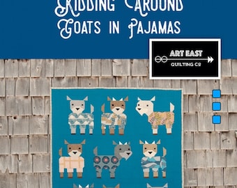 Kidding Around - Goats in Pajamas *Traditional Piecing Baby Quilt Pattern*   By: Colette Belt