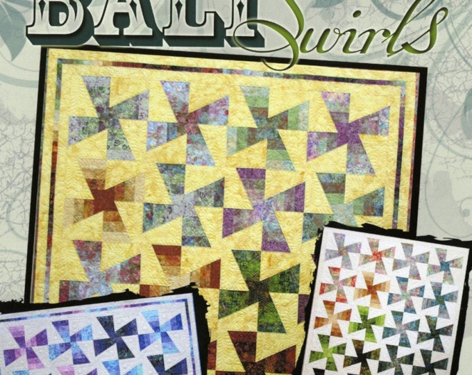 BALI SWIRLS   *Quilt Pattern*  **Includes Twist N Turn Ruler** By: Cindi McCracken Design  CMD51R