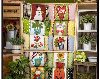 Wrapped in Love *12 Pillow Wrap & Cover Patterns* From: The Whole Country Caboodle #467