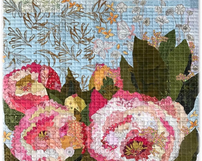 Florology *Collage Wall Hanging Pattern*  by: Laura Heine