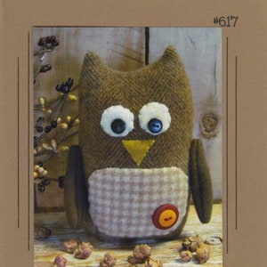 Hootie *Pincushion Sewing Pattern* By: Jennifer Clemen - Cottonwood Creations