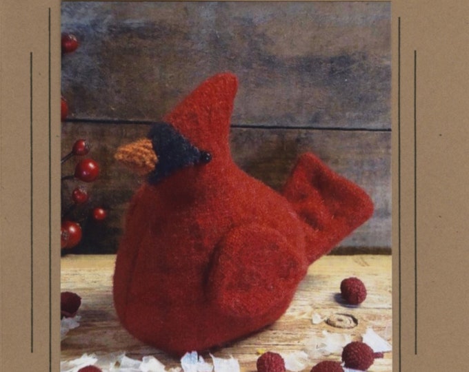 Cardinal *Pincushion Sewing Pattern* By: Jennifer Clemen - Cottonwood Creations #616