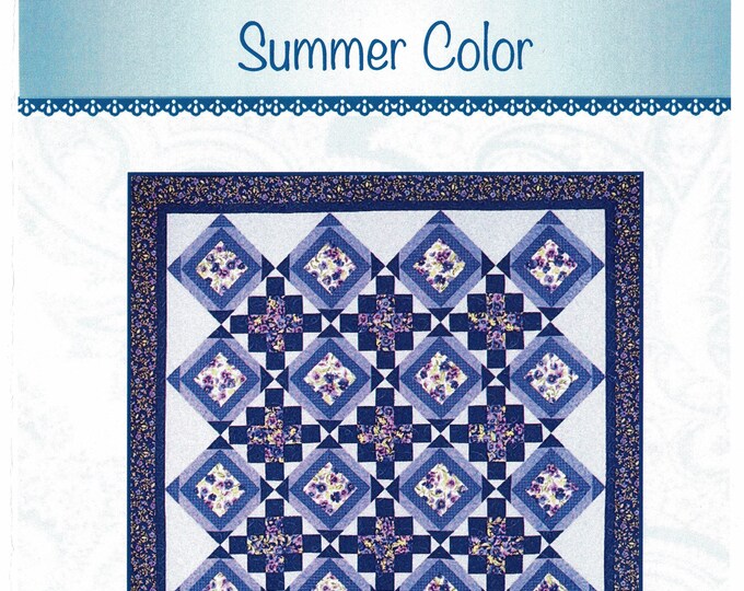 Summer Color *Quilt Pattern* By: Bound to be Quilting BTBQ128