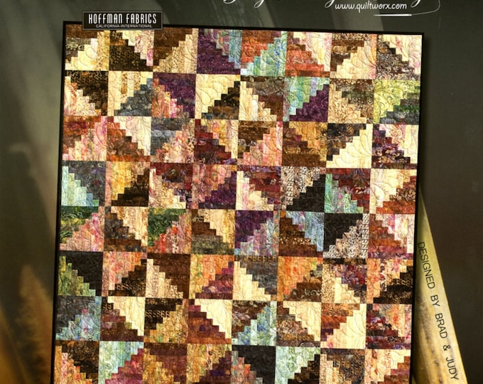 Split Log Cabin *Foundations Paper Piecing Quilt Pattern* By: Judy Niemeyer - Quiltworx JNQ-99P