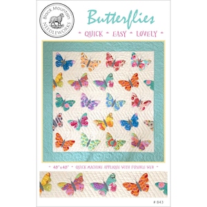 Butterflies *Applique Quilt Pattern* From: Black Mountain Needleworks